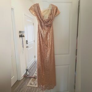 Gala/Evening Dress w/Sequinned Wrap Women’s 10-12 Like New!